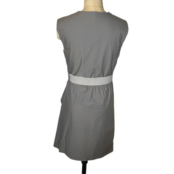 Robe Diane Von Furstenberg Neuve Taille 0 - Coupe Fit & Flare Gris/noir, Genou